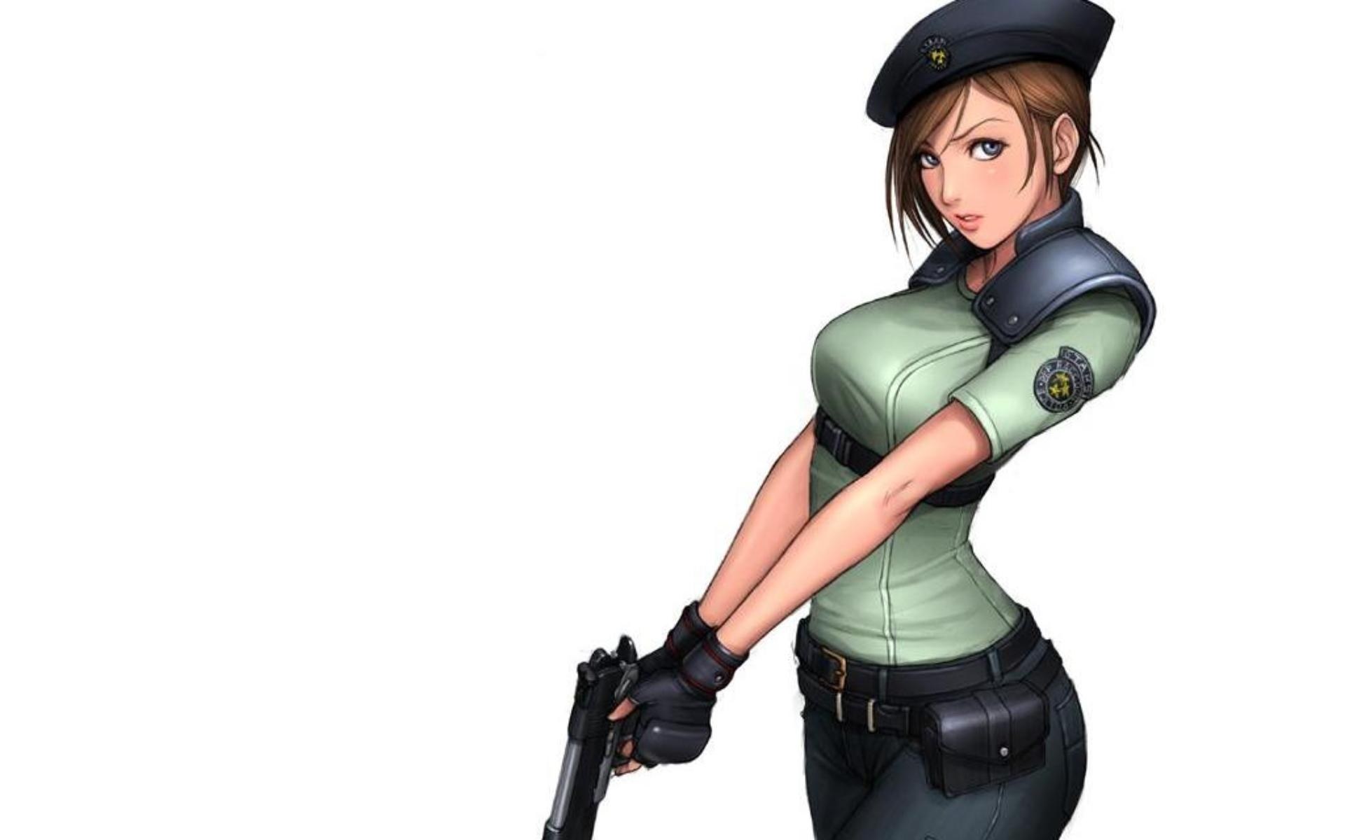 female police officer character