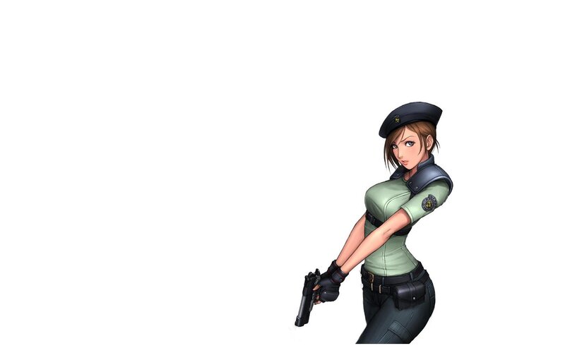 female police officer character