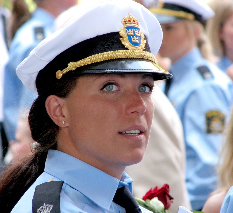 female police officer in uniform