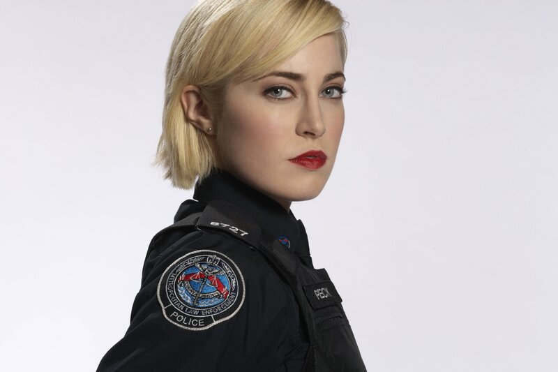 female police officer portrait