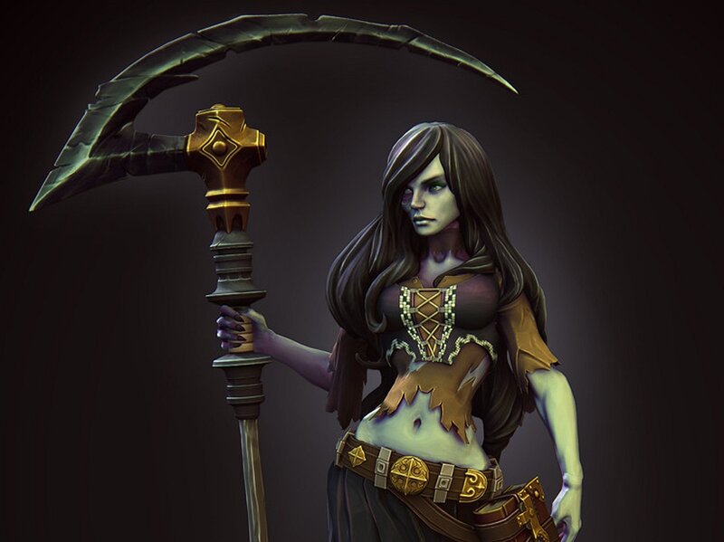 female reaper character