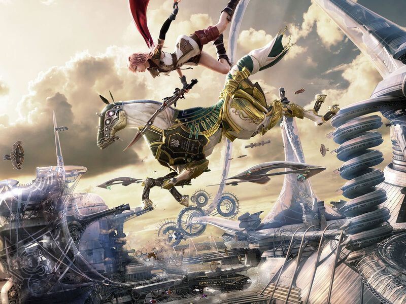 Female Rider on Mechanical Horse