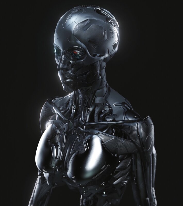 Female Robot Cyborg