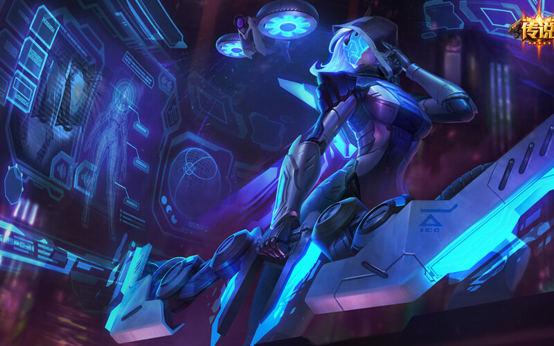 Female Robot in Cockpit