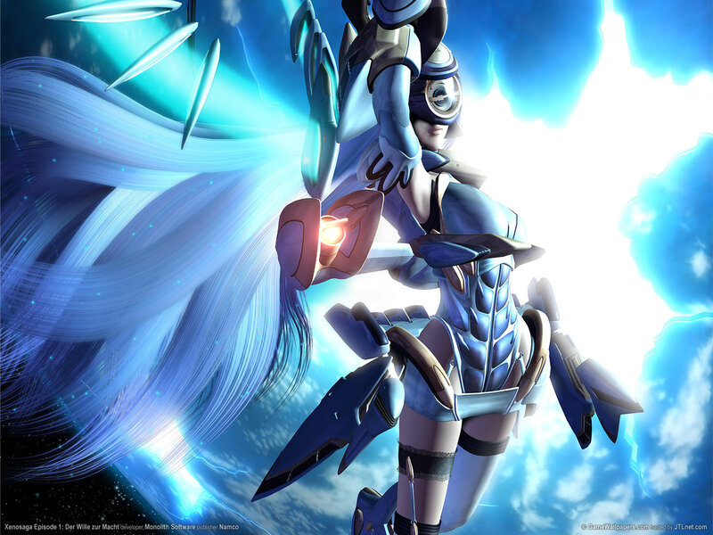 Female Robot Warrior — Blue, Dramatic, Digital Art, Robot Armor