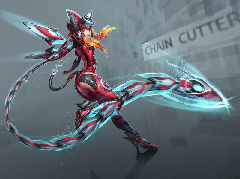 Female Robot Warrior