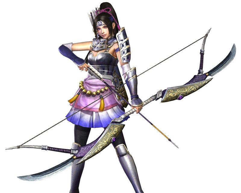 female samurai archer character