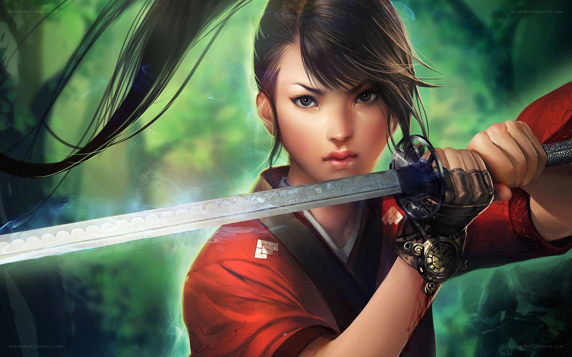 female samurai warrior