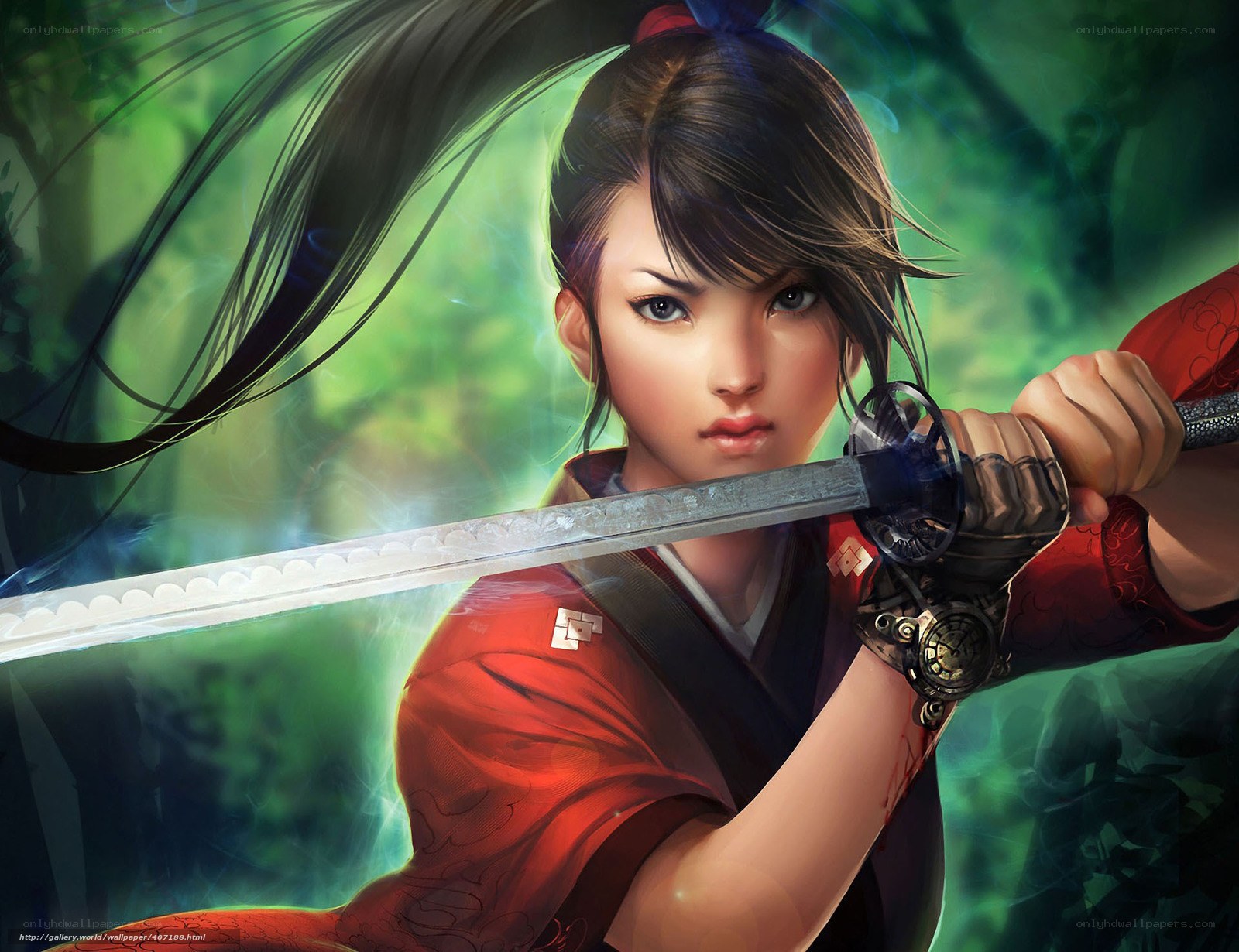 female samurai warrior