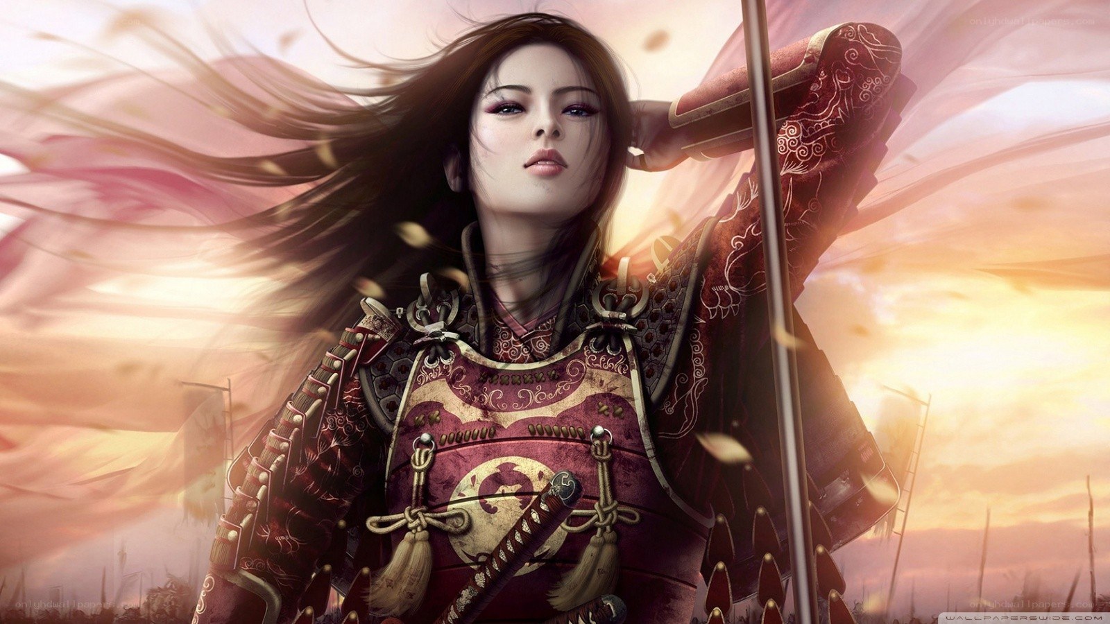 female samurai warrior
