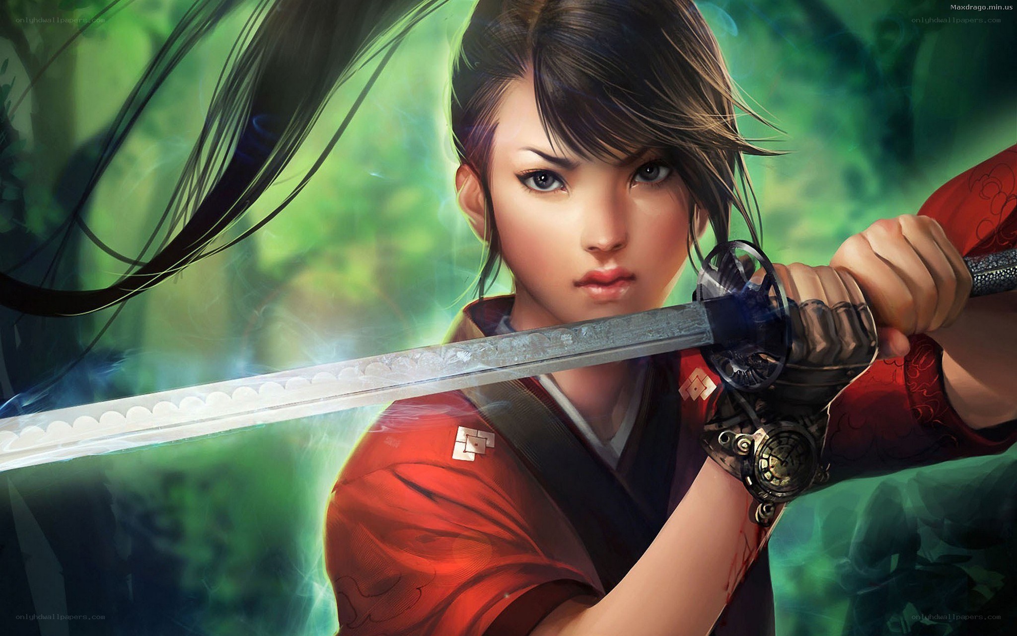 female samurai warrior