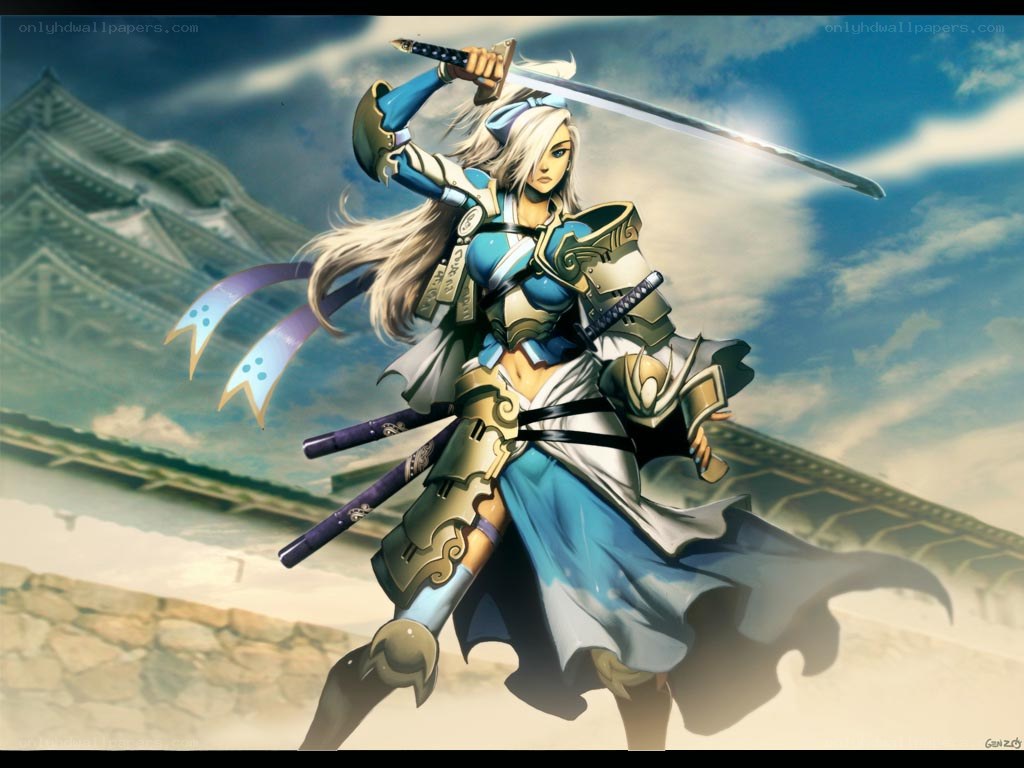 female samurai warrior