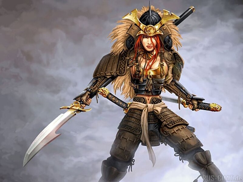 female samurai warrior
