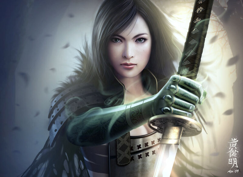 female samurai warrior