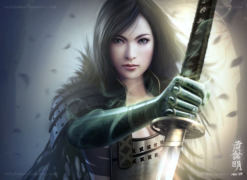 female samurai warrior
