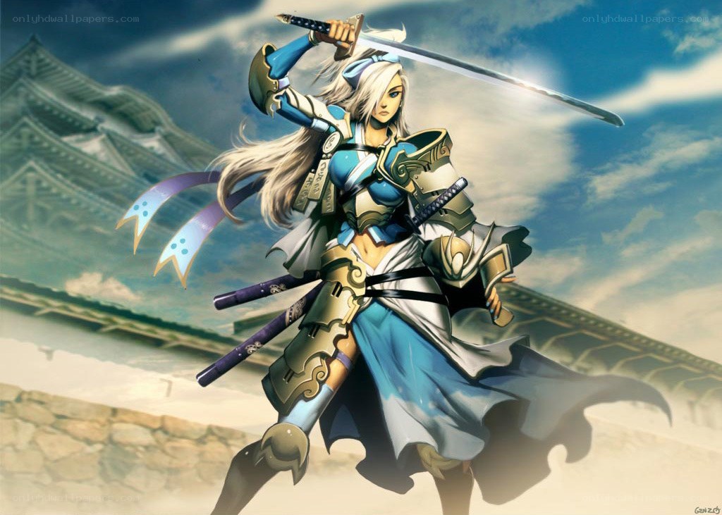female samurai warrior