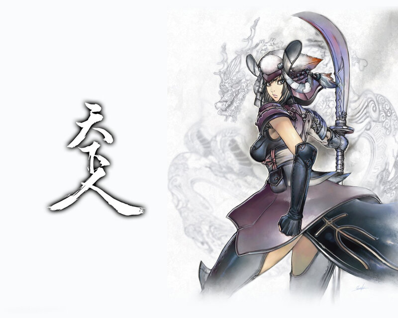 female samurai warrior art