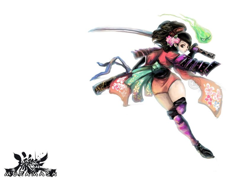 Female Samurai Warrior — Red, Dynamic