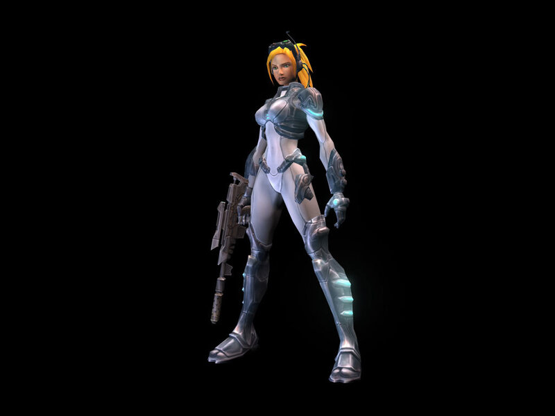 Female Sci-fi Soldier
