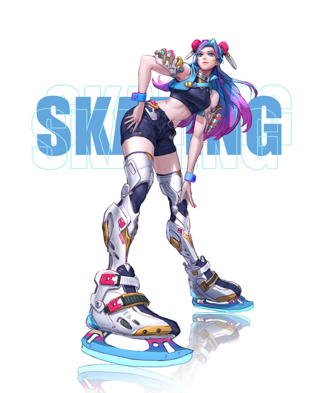 Female Skater Character
