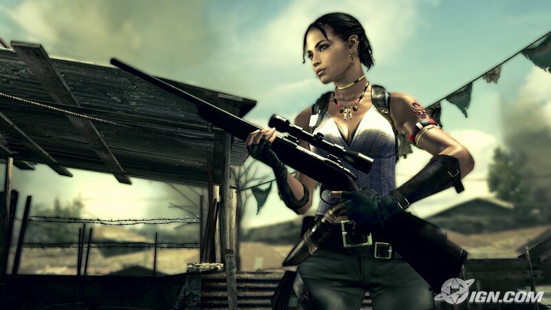 female sniper in combat gear