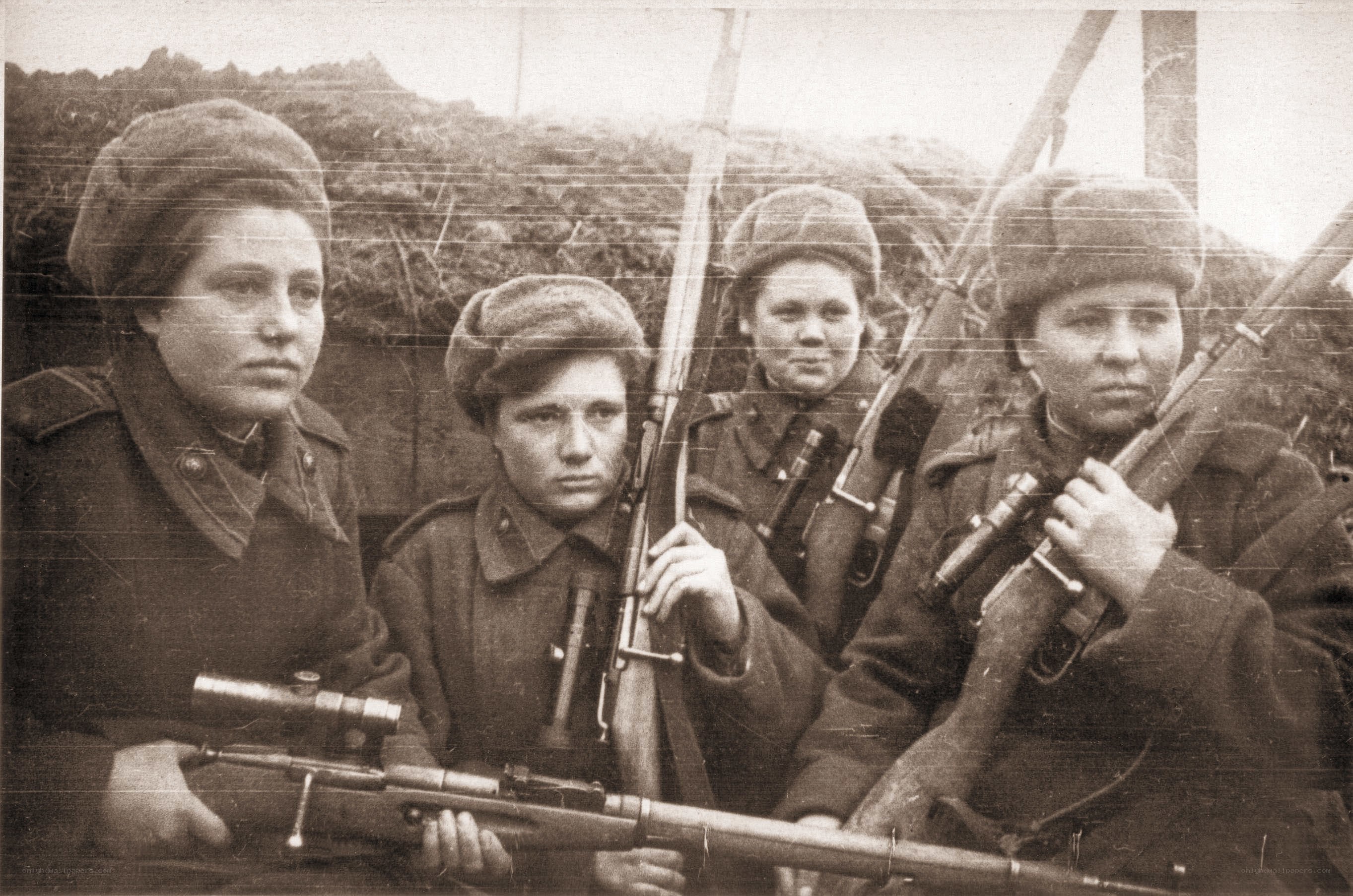 Female snipers in wartime