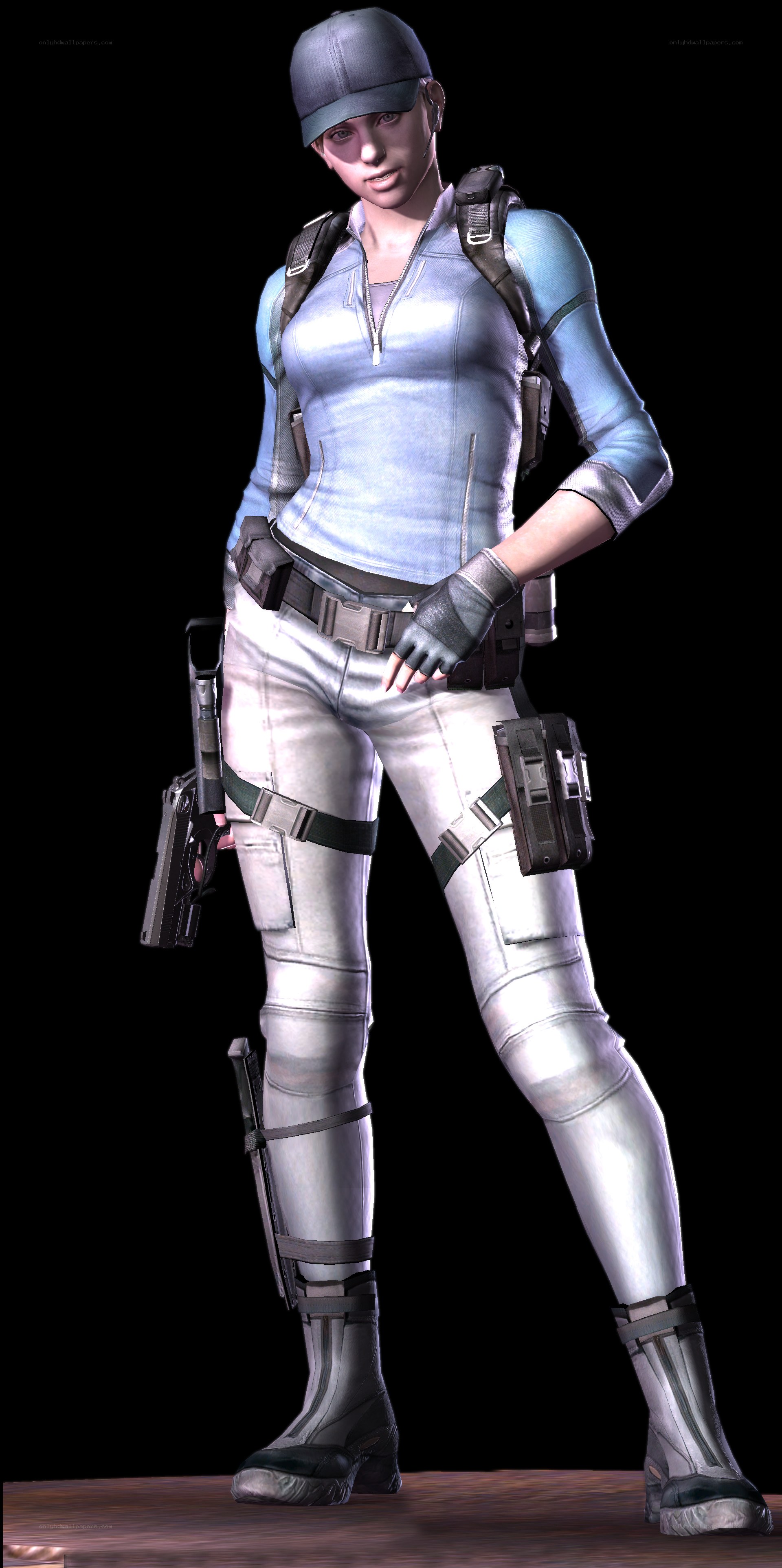 female soldier character model