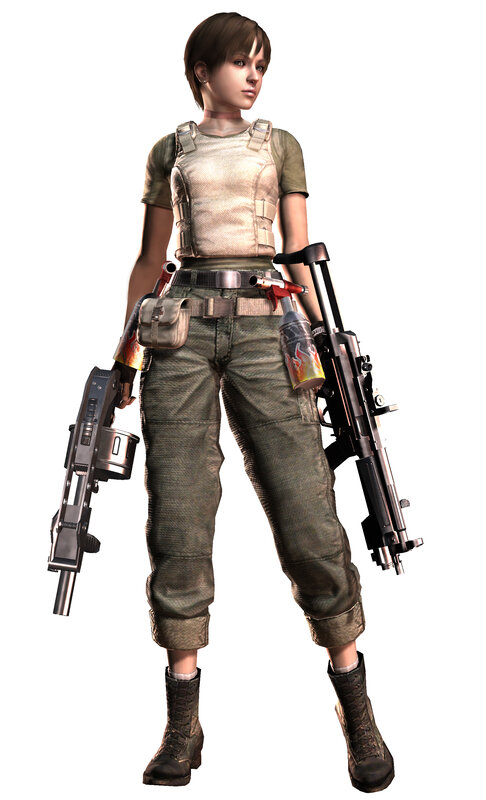 female soldier character model
