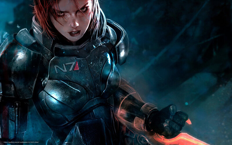 Female Soldier in Armor — Blue, Dramatic, Digital Art, Sword