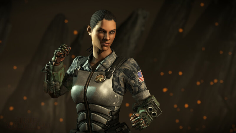 Female Soldier in Armor — Gray, Dramatic, 3d Render