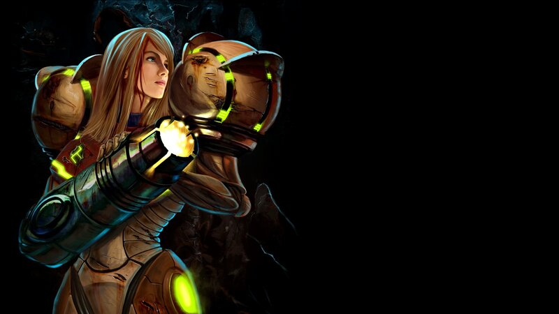 female soldier in futuristic armor