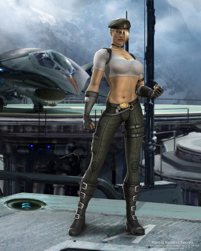 female soldier in futuristic setting
