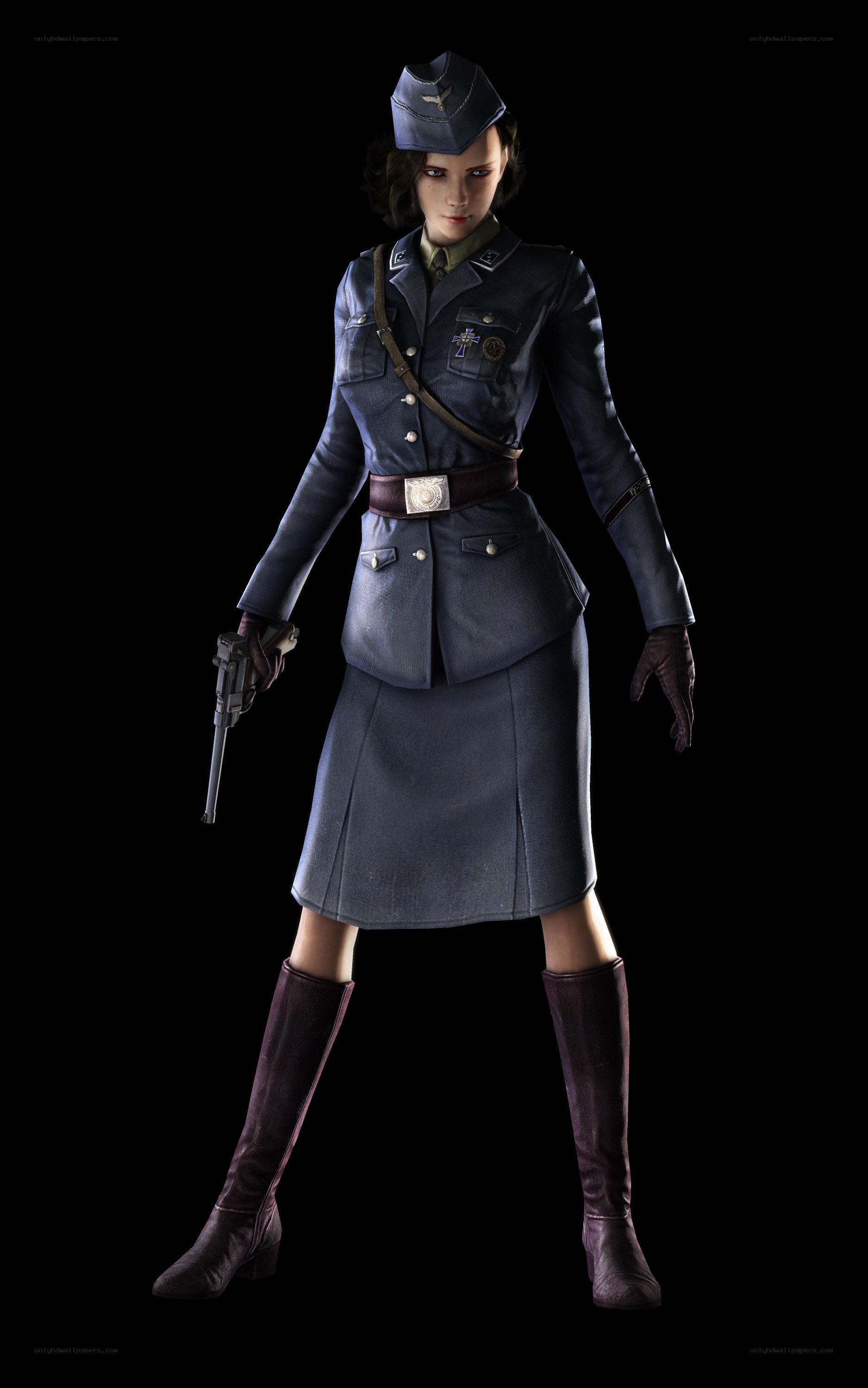 female soldier in uniform