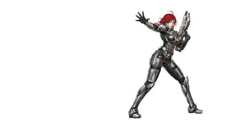 female soldier with red hair
