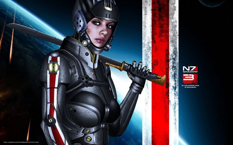 Female Soldier with Sword — Black, Dramatic
