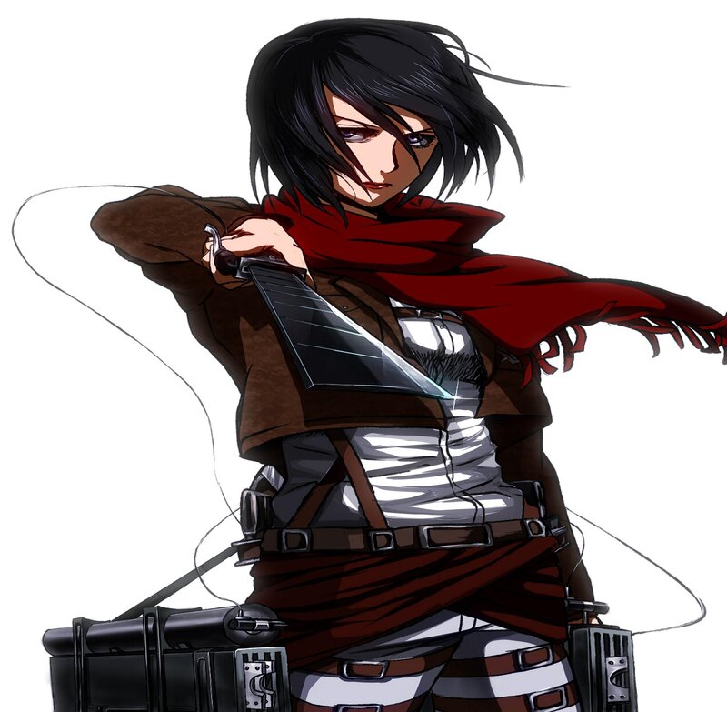 Female Soldier with Sword — Black