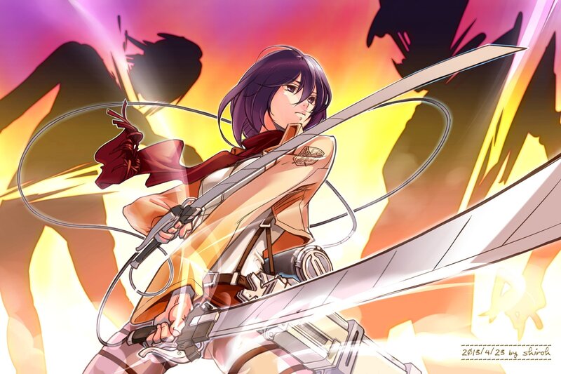 Female Soldier with Sword — Yellow