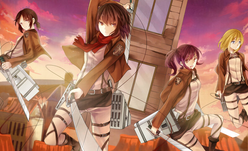 Female Soldiers in Action