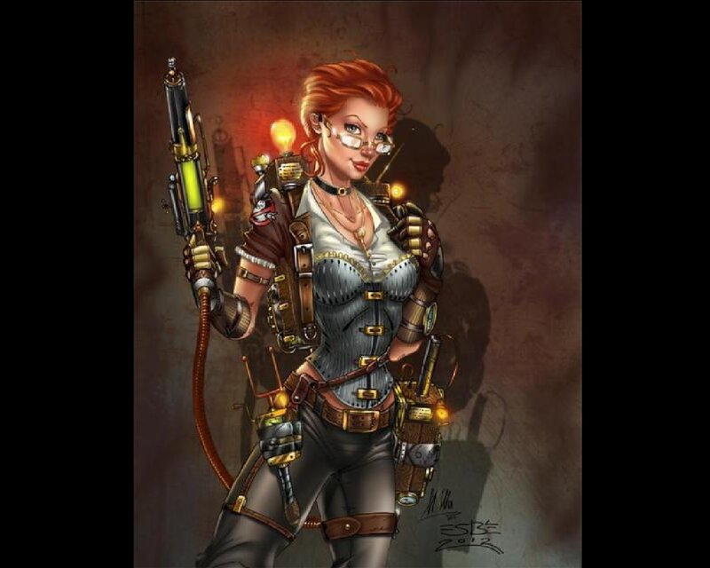 Female Steampunk Character