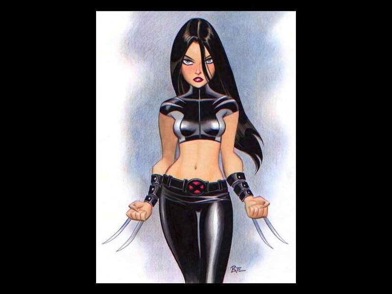Female Superhero Character — Black, Confident