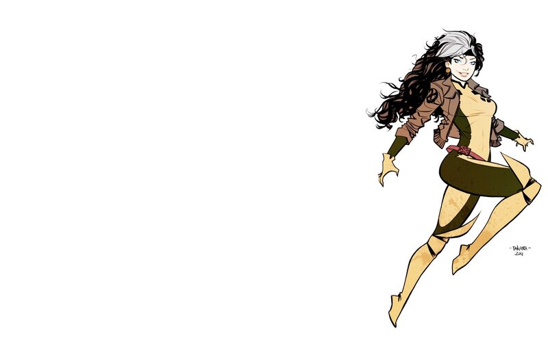 Female Superhero Character — Brown, Dynamic