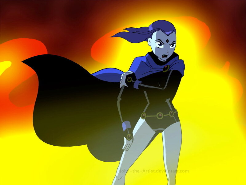 Female Superhero Character — Yellow, Dramatic