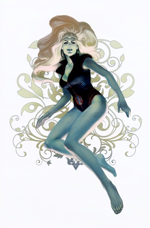 female superhero in black suit