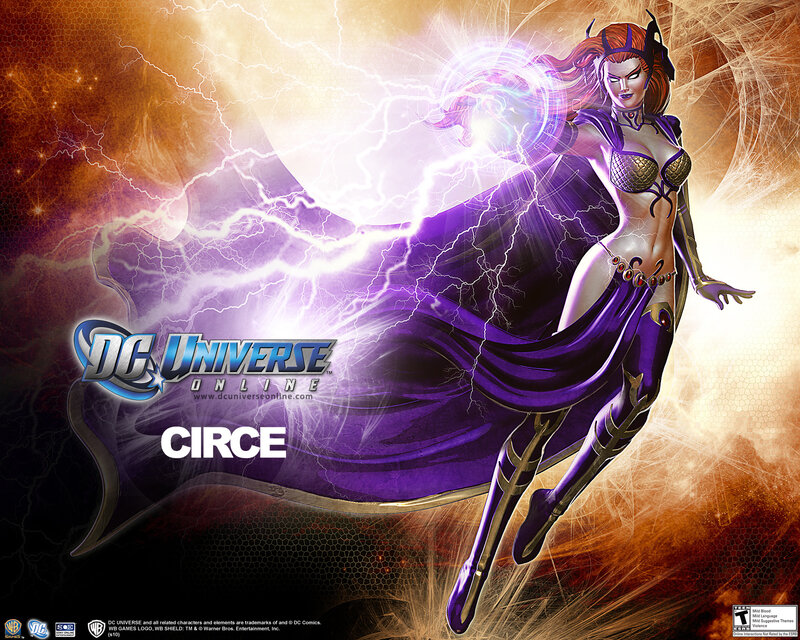 Female Superhero in Purple