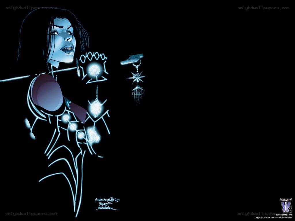 female superhero with energy powers