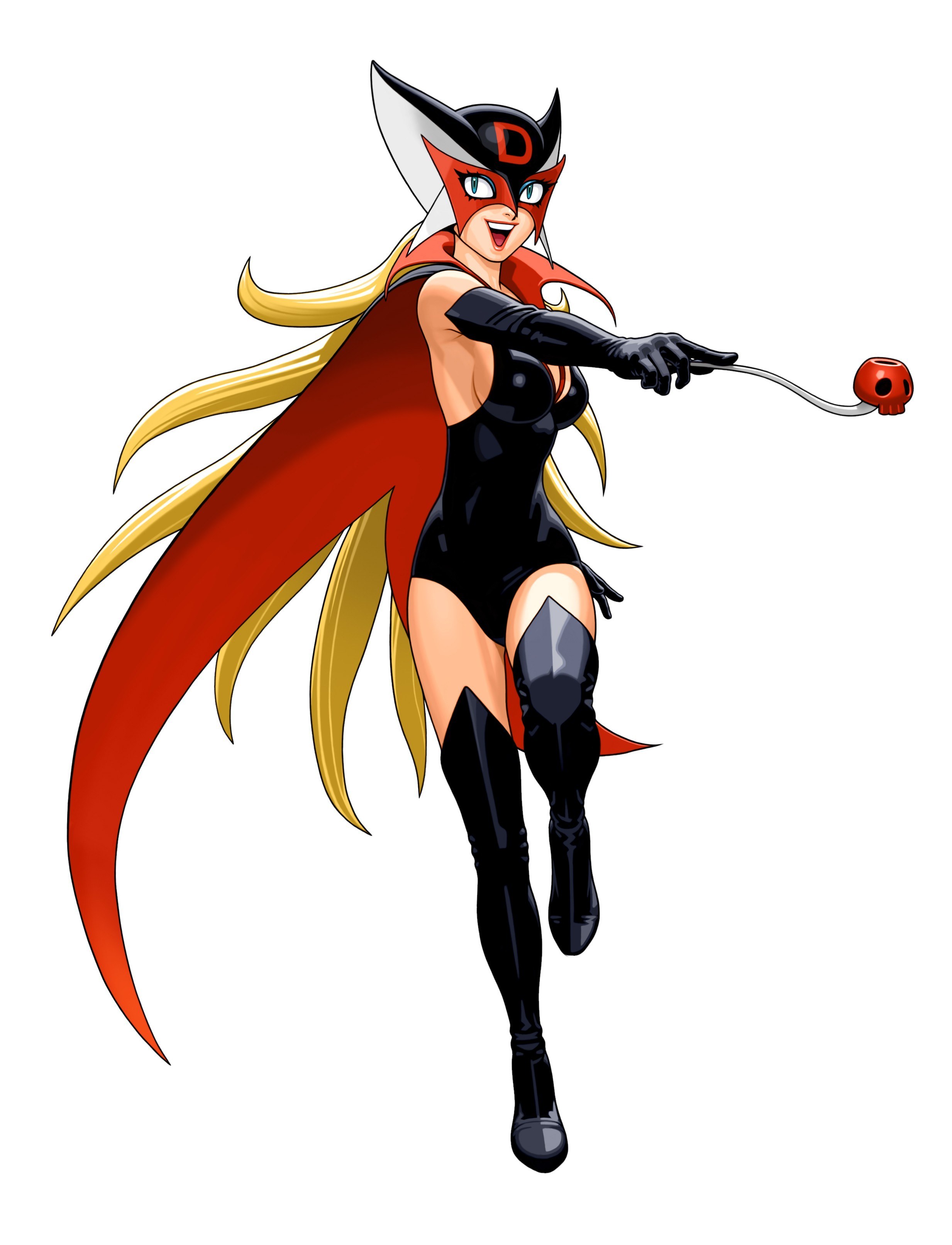female superhero with whip