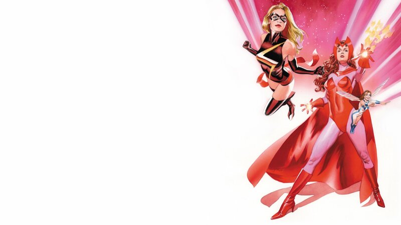 female superheroes in action