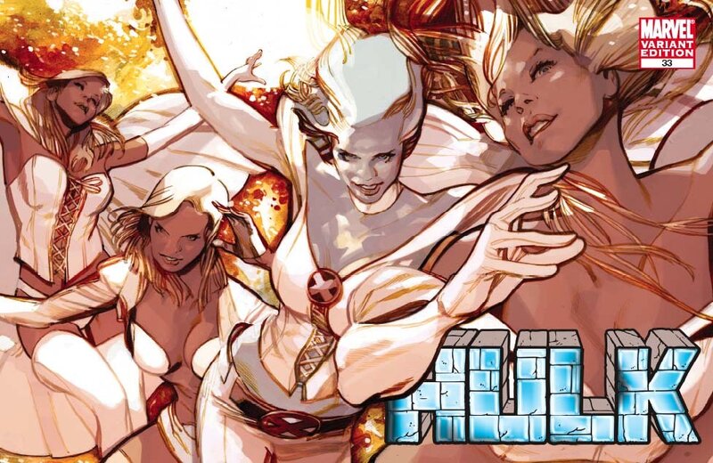 Female Superheroes in White