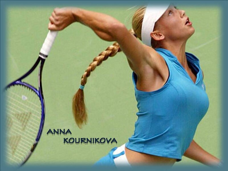 Female Tennis Player — Blue, Athletic