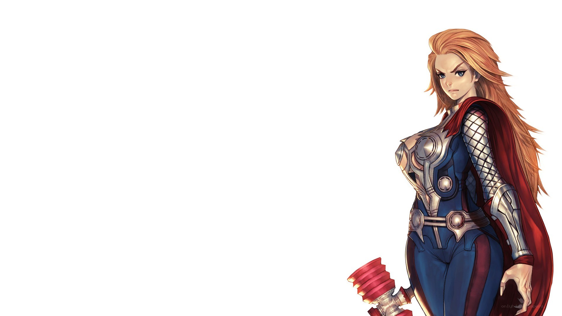 female thor character art